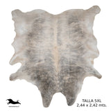 Alfombra Cuero Natural Talla 5XL / 2,44 x 2,42 mts.