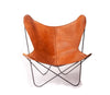 Silla BKF Butterfly - Funda Cuero Tapicería Whisky Vintage