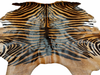 Alfombra Cebra Cuero Natural Animal Print, Talla XL / 2,12 x 1,70 mts.