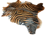 Alfombra Cebra Cuero Natural Animal Print, Talla XL / 2,12 x 1,70 mts.
