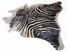 Alfombra Cebra Cuero Natural Animal Print, Talla XXL / 2,34 X 1,84 mts.