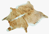 Alfombra Cuero Natural Talla L / 1,96 x 1,66 mts.