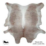 Alfombra Cuero Natural Talla XXL / 2,04 x 2,10 mts.