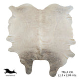 Alfombra Cuero Natural Talla XXL / 2,18 x 2,04 mts.