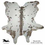 Alfombra Cuero Natural Talla XXL / 2,34 x 1,93 mts.