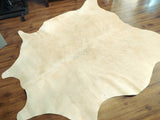 Alfombra Cuero Natural Talla L / 1,80 x 1,76 mts.